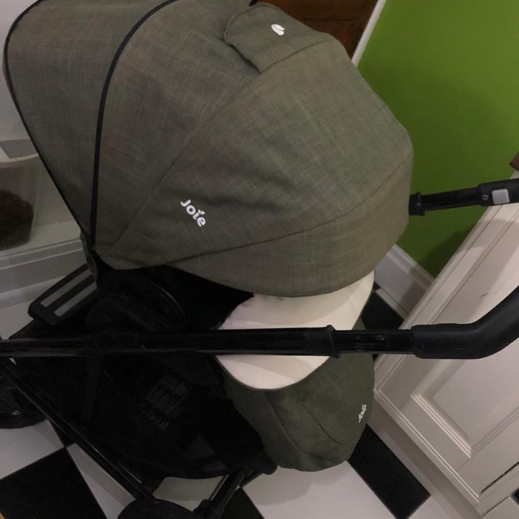 Joie DLX chrome pram khaki Thyme inc carrycot in BL6 Bolton for