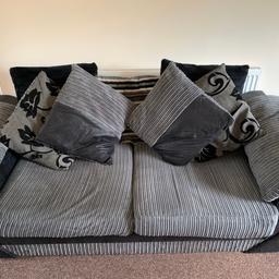 I am selling due to moving home need it gone ASAP. 
Nearest offer plz. 
I had it 2 years and it’s nice sofa and cosy and comfy. 
I bought it for £1200 selling it for £150 quick sale.