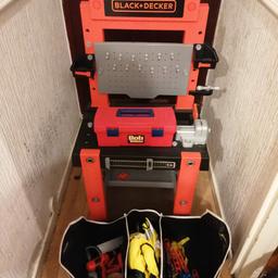 Hardly been used, comes with black and decker tools plus other tools my son has had.