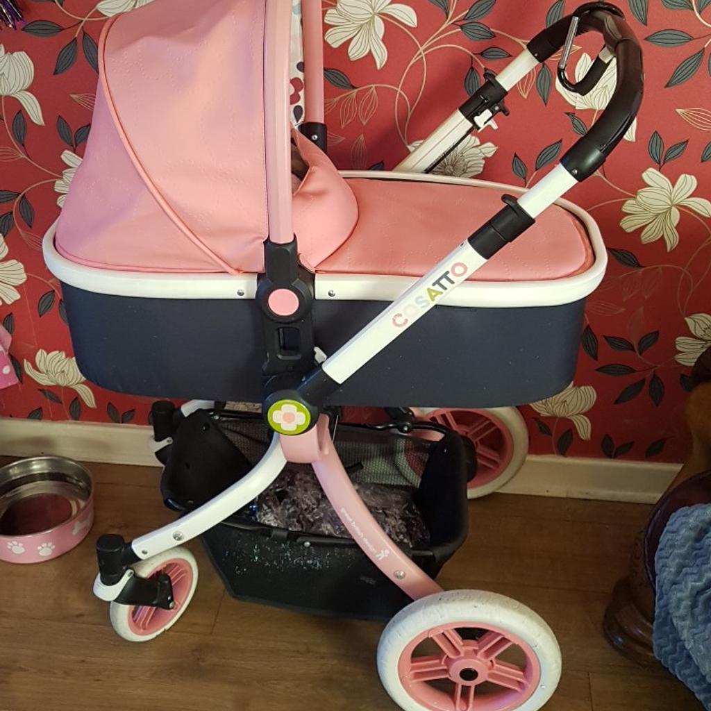 Cosatto ooba outlet travel system pink