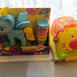 jungle shape sorter and my little pony play dough set 
both brand new never been used