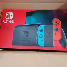 For sale brand new never opened Nintendo switch. Came as a free gift with phone upgrade but we have no use for it.