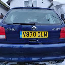 VW Polo 1.4cl 1999 73000miles full history ,air con ,e/windows ,c/locking .I have owned it for 13 years  .quick sale need the space.