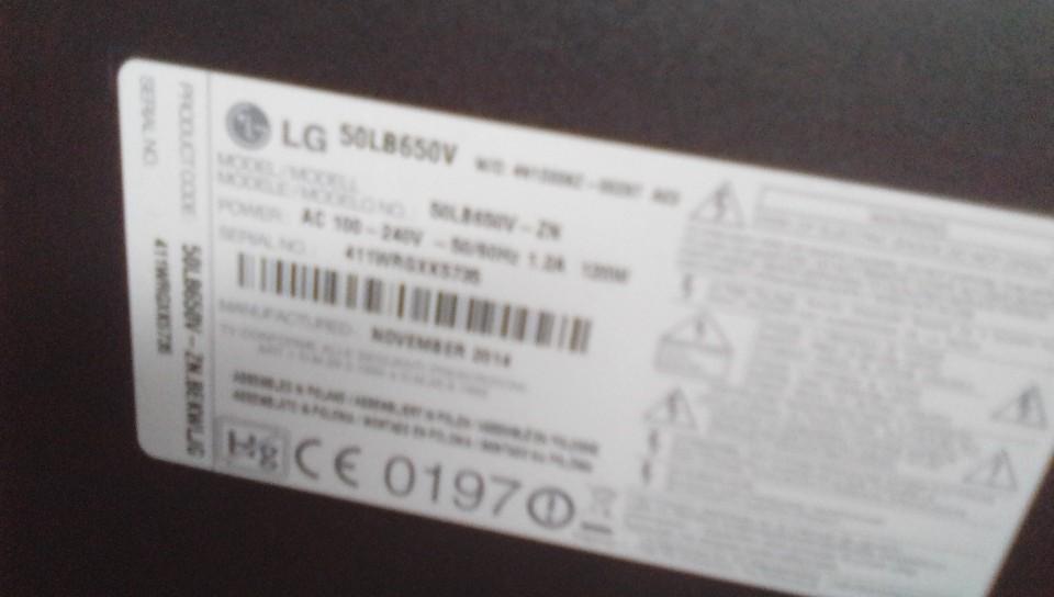 lg tv 50 inch keeps flickering on and off in WS10 Walsall for £40.00