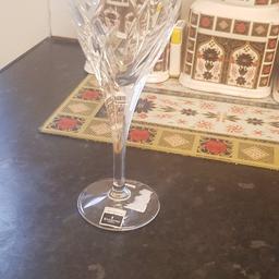 6 beautiful Waterford glasses brand new new never been used only in display cabinet no box cash on collection