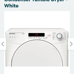 hi I'm selling my tumblr dryer its 4/5 months old can still active the guarantee if you like to. I just haven't got around to it. I paid 250 for it but looking for 100-150 for it or reasonable offers thank you.
can delivery via post if paid for before hand. thank you 