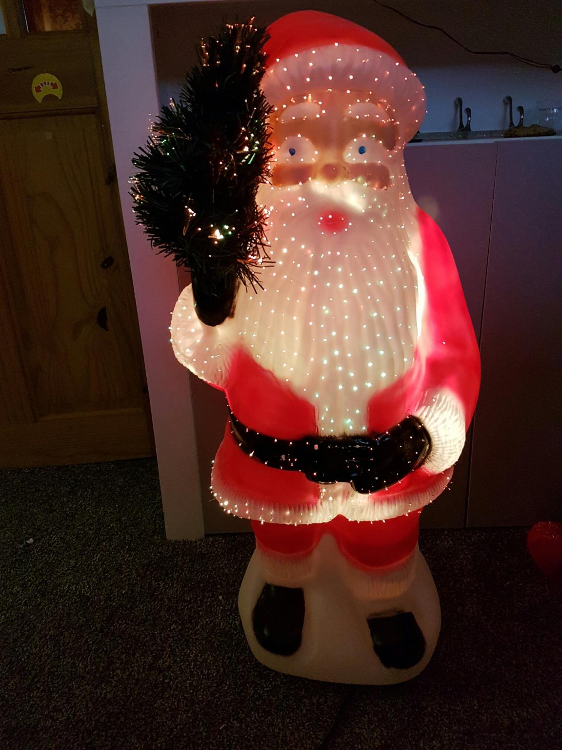 large fibre optic santa in Wolverhampton für 30,00 £ zum Verkauf ...