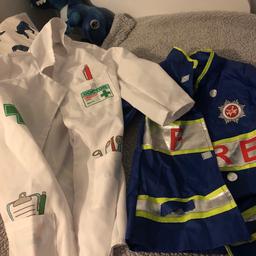 Fire and doctor outfit age 2-4 ish