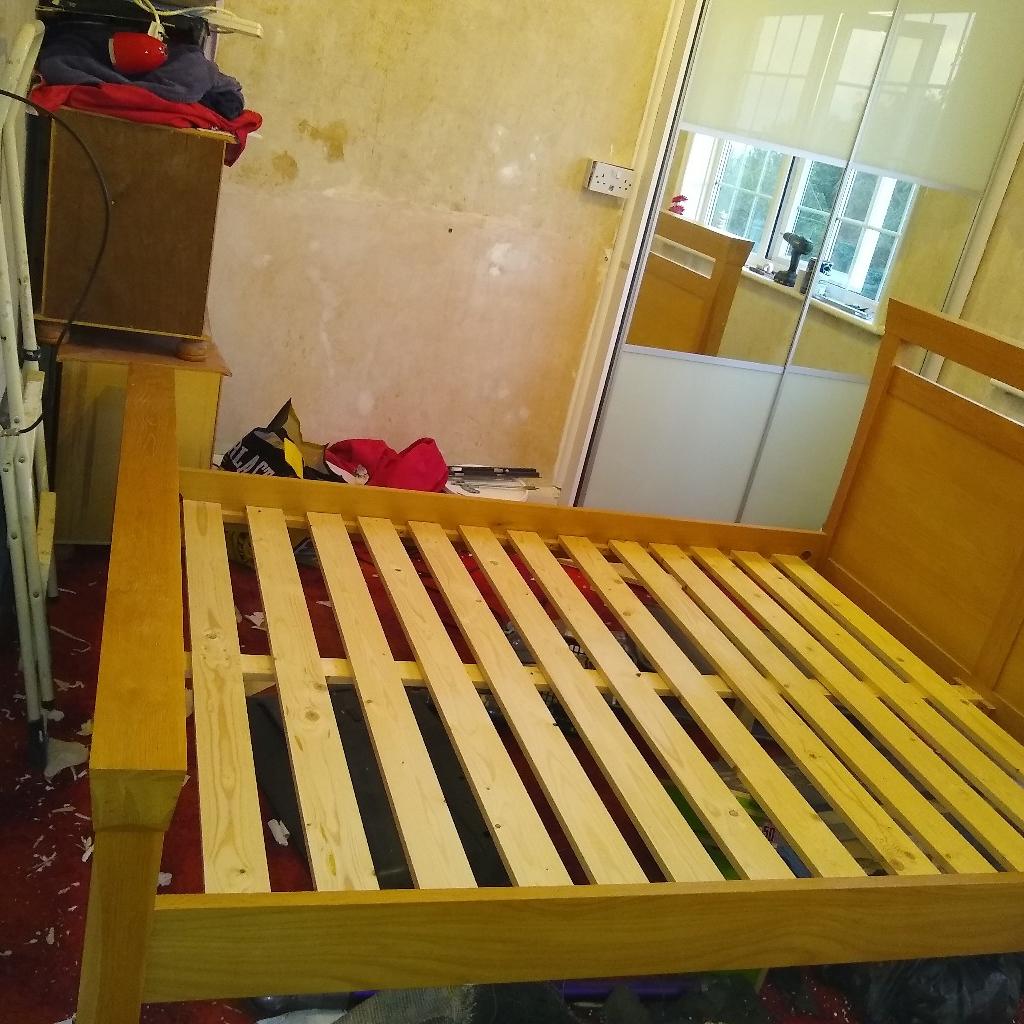 solid wooden bed. good quality in L25 Liverpool für £ 30,00 zum Verkauf