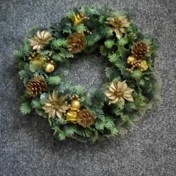 artificial Xmas wreath as shown in picture