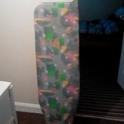 ironing board works fine could do with a new cover hence the price. £3.00 no time wasters please