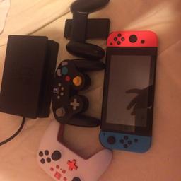 Nintendo switch n five games three controls
N chargers