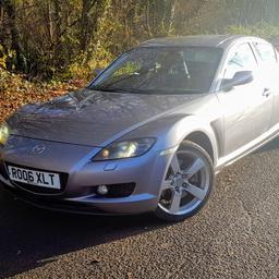 Mazda RX-8 231 bhp 6 speed
63500 miles
4 previous owners
Light grey. Black leather interior Electric drivers seat with lumbar
Heated seats
BOSE sound system
Bodywork in overall good condition
Not hot or cold start issues
Idles nice and stable
No overheating issues
Drives superb, nice tight gearbox. 

Bad bits, 
Quick sale as MOT recently expired. 
Failed on lower suspension arm and emissions. 
Shallow dent on passenger door
Alloys need a refurb
One tailpipe missing

£550 ono