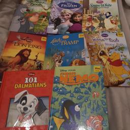 Good condition

Jungle book
Frozen
Snow White
Lion King
Lady and the tramp
Winnie the pooh
101 Dalmatians
Finding nemo

Collection from Lewisham.
SE13 5ad