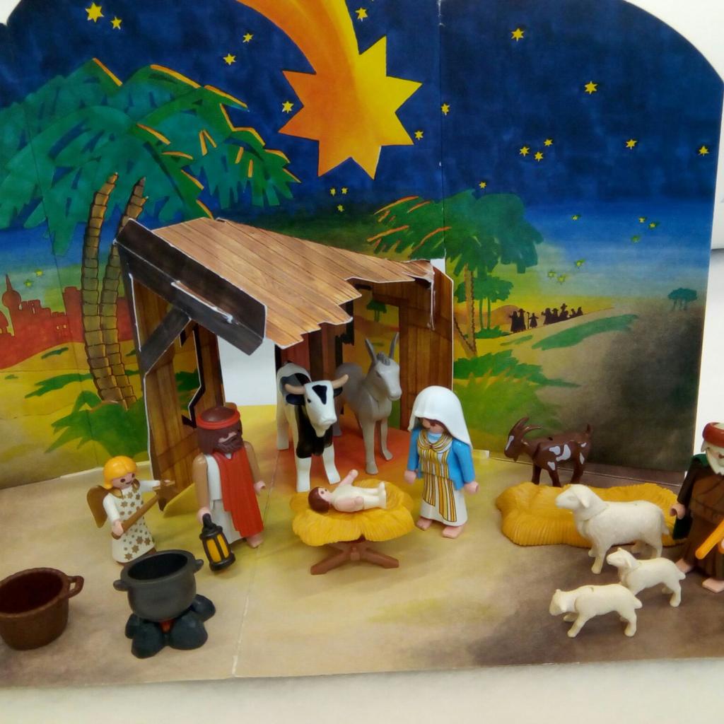 Weihnachtskrippe von Playmobil für Kinder in 76646 Bruchsal for €25.00