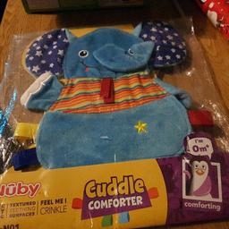 brand new with tags nuby 0/6 months cuddle comforter happy to post 1st class for 3.48