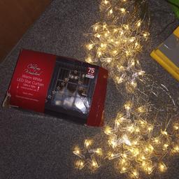 Warm white Christmas star light curtain
Box is tatty but lights in perfect condition
£10.00
Collection new Addington