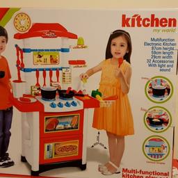 Brand New. Multifunctional kitchen play set with 32pcs
