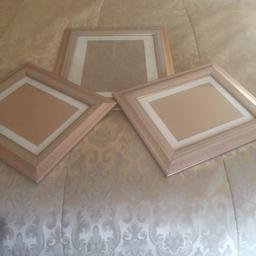 Set of three gold frames excellent condition
