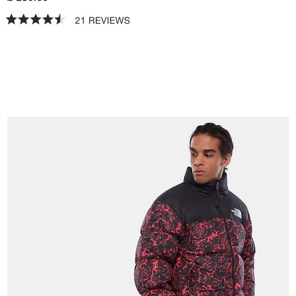 The north face nuptse 1996 rose red sale