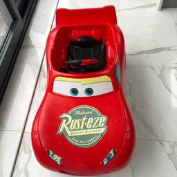 Lighting MCQueen electric car , you just have to get battery for it , but my kids love to ply as it is , and have a lots off fun 😊