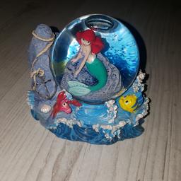 disney snowglobe ariel in great condtion no chips or cracks collection or can post signed for post see all pic s