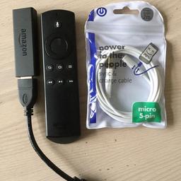 Amazon fire tv stick with Alexa voice remote. Collect only please