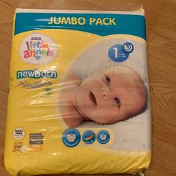 Asda little angels nappies. 5 packs of 70 (350 nappies). Unopened. Baby outgrew them quickly.
£2 each or all 5 for £9
Collection CV12