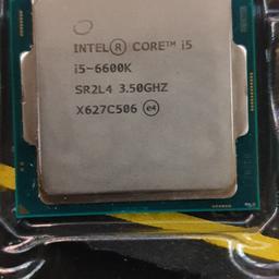 I5 6600k ran at stock speed for majority of life, has been in my build until some recent upgrades.

Collection only