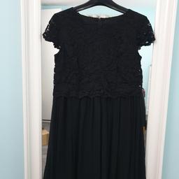 Size 16 Black Chiffon Dress with Lace Top design
Capped Sleeve
Brand New


Collection only from RM5, but will post if offers include Costs.

I'm having a bit of a clear out. Please check out my other stuff, you may find something you like !