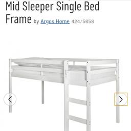 Cabin bed in white. 3ft standard single selling with mattress.
Selling as got new one for Christmas