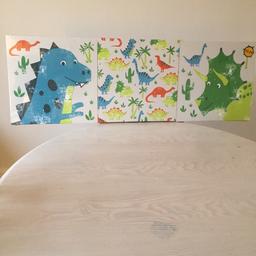 3pc children’s bedroom wall canvas. Retail price is £5.99. Collect only please