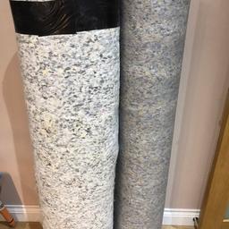 Carpet underlay, great for stairs or small room. 
6 mm thick
Total of 11m2
Collection Bracknell