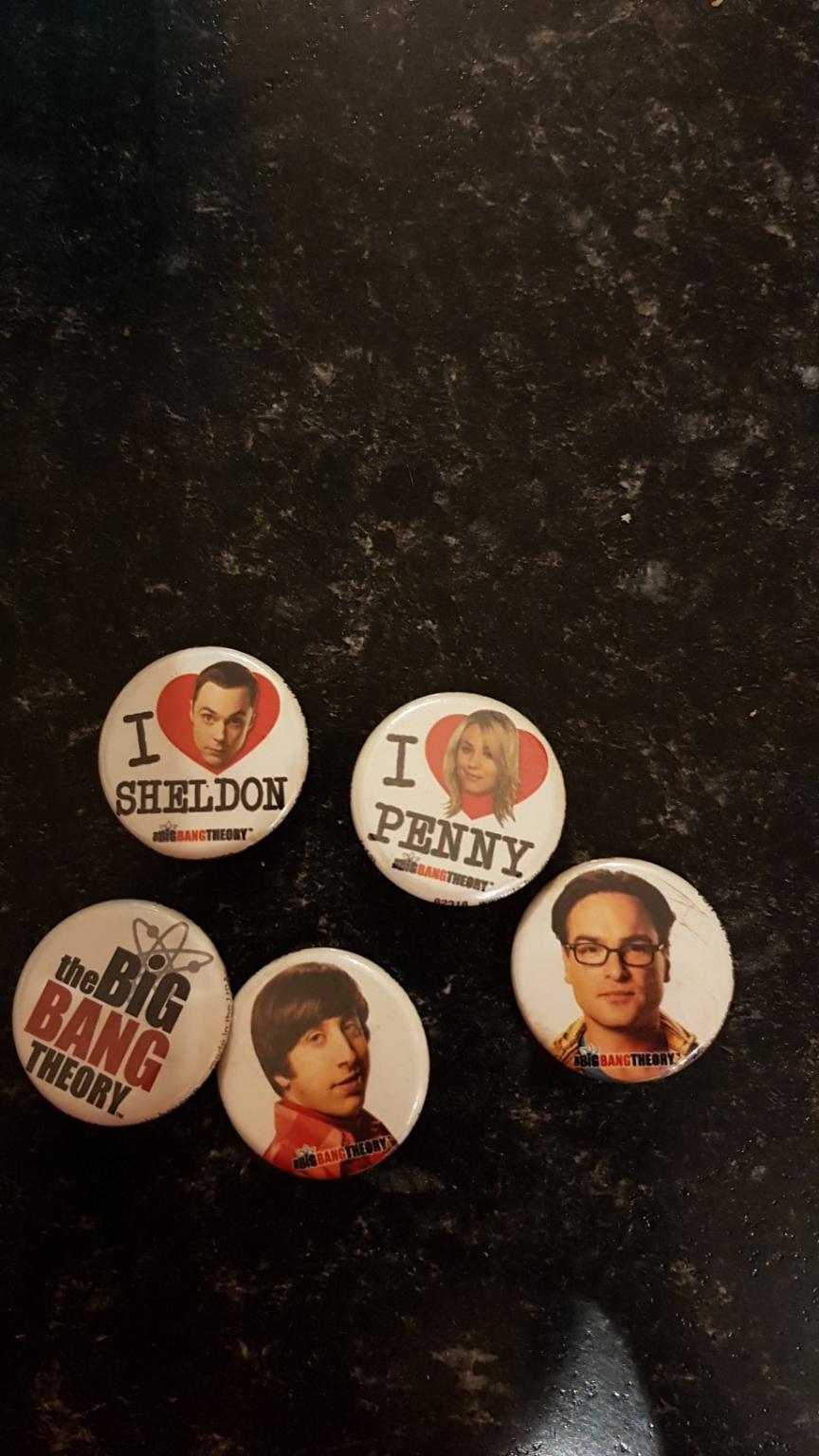 Big Bang Theory X5 Pin Badges In Ls14 Leeds For £2 00 For Sale Shpock