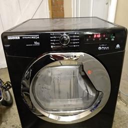 10kg
Condenser dryer no pipe needed
In full working order
Not very old
Missing power button  but can still use it
Can deliver local peterborough for extra £5