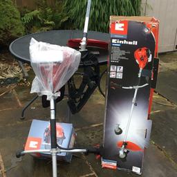 petrol scythe / strimmer.
18 months old but never used.
includes safety helmet and harness.
full instructions included.