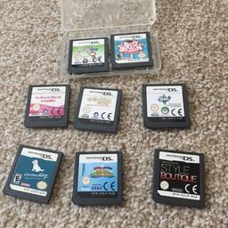 Ds has a few scratches (can be seen on the picture) but works fine.
Ds is £5 
I have many games and can sell separately for £3 per game.
Comes with stylus in pink 
Happy to post (postage charges will apply)