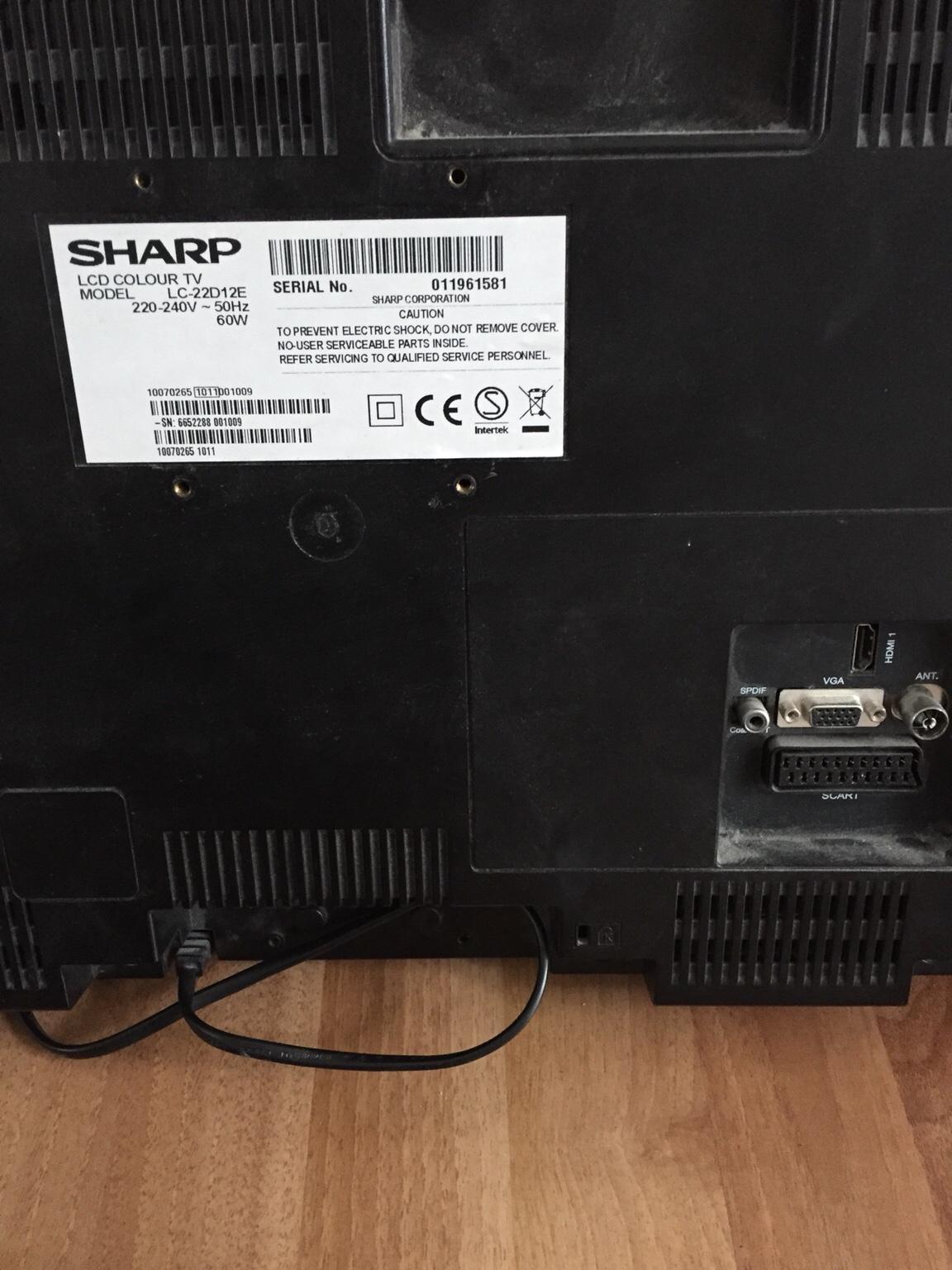 21 inch SHARP TV in ME1 Rochester für £ 30,00 zum Verkauf | Shpock AT