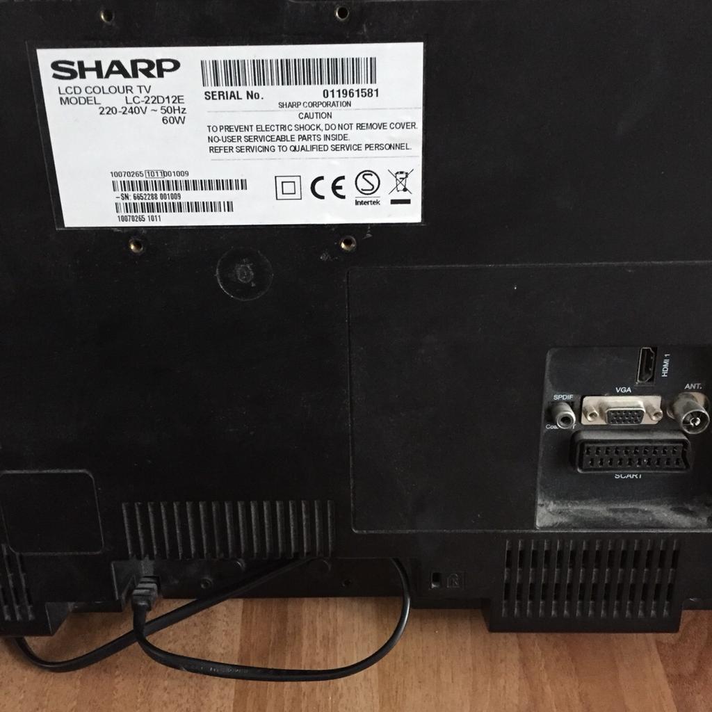 21 inch SHARP TV in ME1 Rochester für £ 30,00 zum Verkauf | Shpock AT