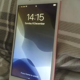 Hi there here I’m selling is a iPhone 7 32gb rose pink black listed works all good other than not being able to put a sim in it because of blacklist can put a account and download games on it and app good condition does have a drop mark at the bottom and top any questions please ask thanks for looking