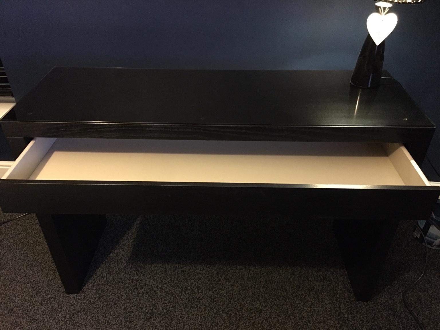Ikea malm dressing table - black brown in Wigan for 40.00 for sale | Shpock