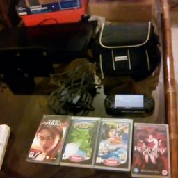 Sony PSP Hand Held Console and Games 1 Film. I don't post.