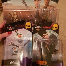 3 unopened Disney Infinity figures 
Collection Bromley Common