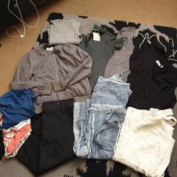 small bundle of ladies clothes. 10 items. mostly new with tags. mixed brands. fits uk 16. thanks.