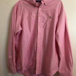 Men’s Ralph Lauren pink shirt size XXL worn once