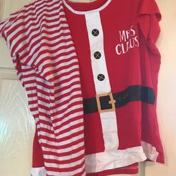 Like new ladies size 16/18 Xmas pjs only worn once Xmas Eve for an hour for pic with kids collection B71, or can post for £2.95 I have lots of ladies , baby girls toddler boys and some older girls and baby boys offers welcome and happy to combine postage and prices
