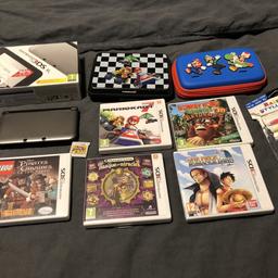 Mariokart 7
Donkey kong
One piece
Pirates des caraïbes
Super mario bros2
Professeur Layton et le masque des miracles
+ 1 laddare 
+ 8 pennor
+ 2 boxes ( one is dammaged)

In good condition 
3DS and games bought in France

Hämtas i Stora Essingen