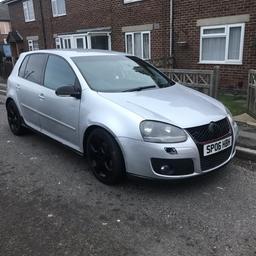 I am selling my MK5 Golf GTi, been a great car will regret selling however need a diesel as I drivThe car is great however needs tlc body wise 

- 109k Vosa verified mileage however will increase as I am driving everyday and do a lot of mileage
- Manual
- Heated Seats
- Cruise Control
- Climate Control
- 17’ Monza wheels - Good tyres
- Heated Mirrors
- ED30 style rear bumper
- GTI front bumper
- ED30 style side skirts