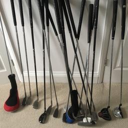 Various clubs from driver down to putter.  Rio is brands incl. ram, howson and Dunlop. Free for anyone to collect