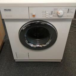 Miele Washing Machine, in great working order and been extremely reliable, its been well looked after and regular serviced over the years, only selling as our Auntie gone in nursing home and no longer required and looking to raise funds for a reclining arm chair for her.
Buyer must collect from St Helens and pay Cash on Collection